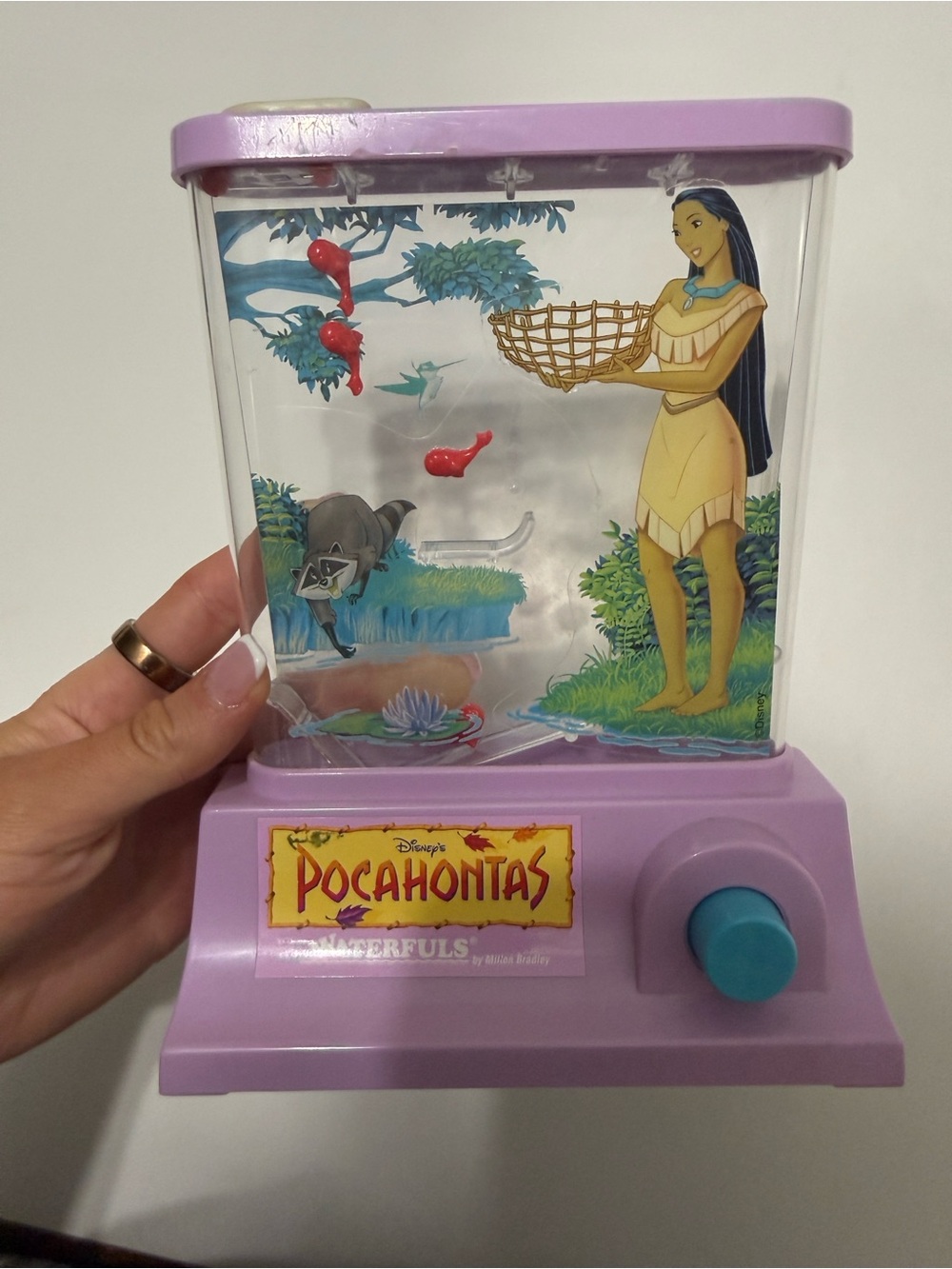 Disney Pocahontas Purple and Teal Floating Bird Toy